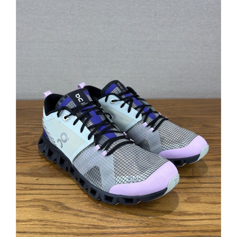 On Cloud X Shift Womens 8.5 Running Shoes Surf Vapor Mint Purple Grey 38.98941